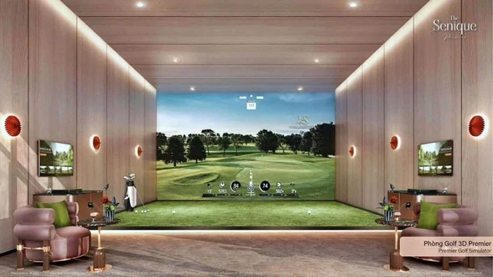 Phòng golf 3D The Senique Hanoi